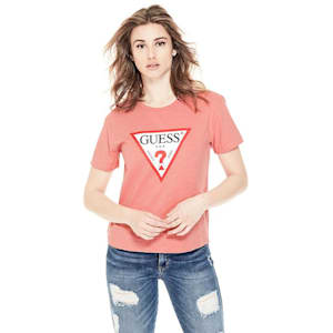 guess logo tee womens