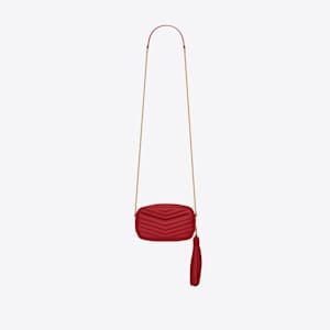 lou mini bag in matelassé grain de poudre embossed leather