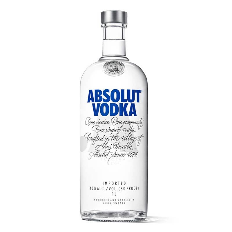 Absolut Blue Vodka Malaysia Duty Free 1l