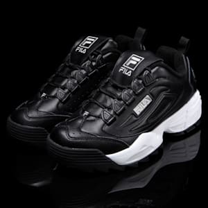 fila shoes black and gray