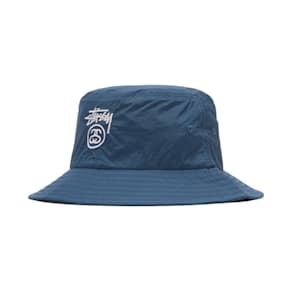 stussy bucket hat blue