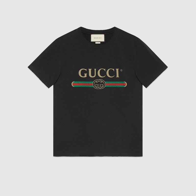 gucci logo t shirt men