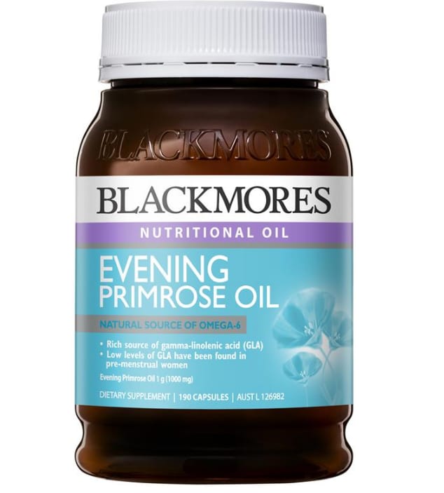 Blackmores Evening Primrose Oil Beneficial Supplement 190 Capsules