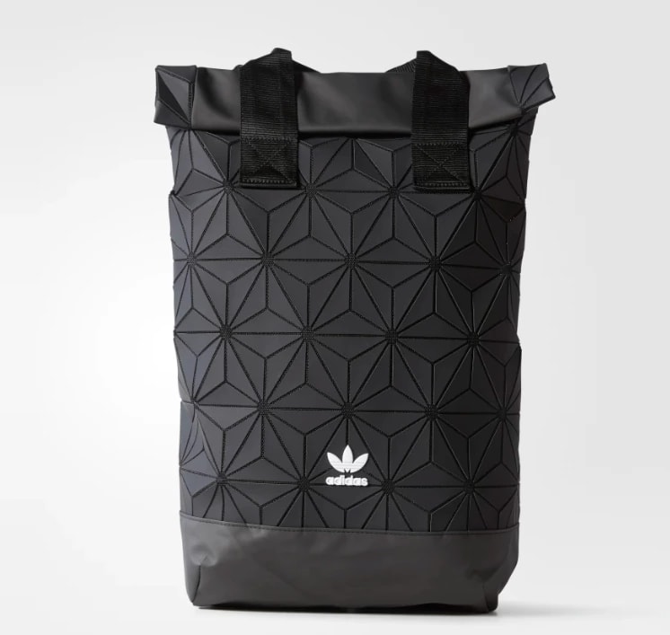 Adidas Original 3d Roll Top Backpack Black