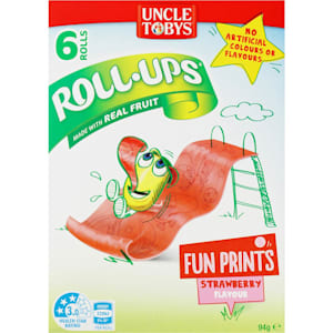 Uncle Toby S Roll Ups Rainbow Berry Candy 6 Packs