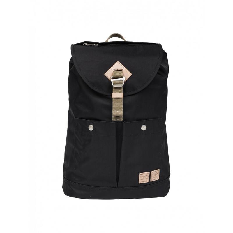 black doughnut backpack