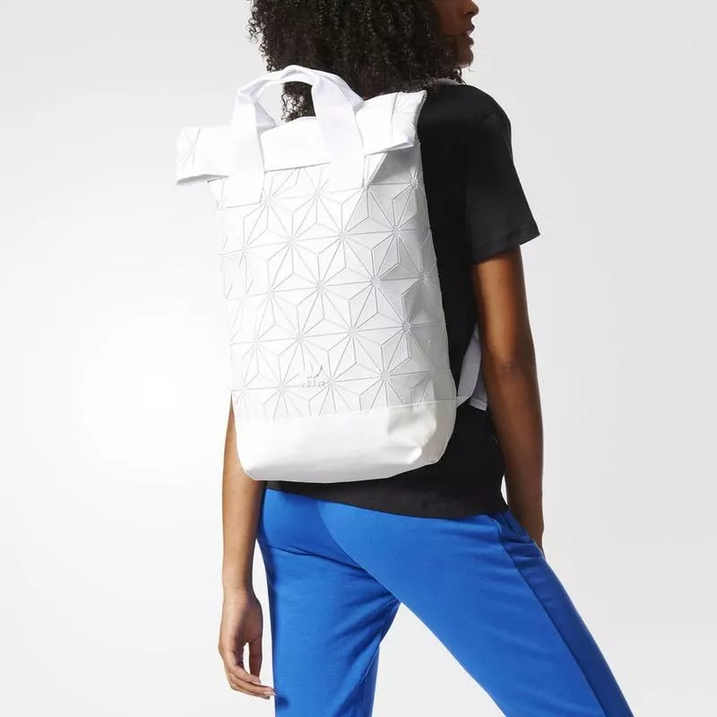 Adidas Original 3d Roll Top Backpack White