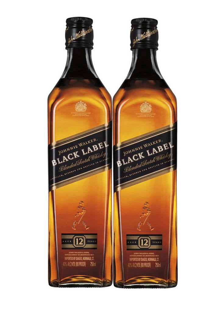 Johnnie Walker Black Label 2 X 1l