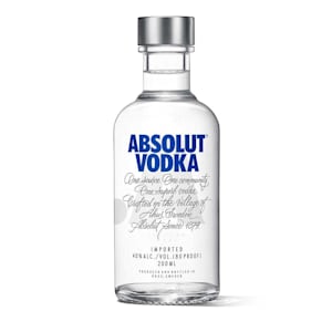 Absolut Blue Vodka Uk Duty Free 200ml