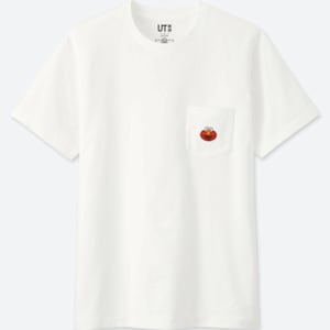 Uniqlo Kaws X Sesame Street Graphic T Shirt White M