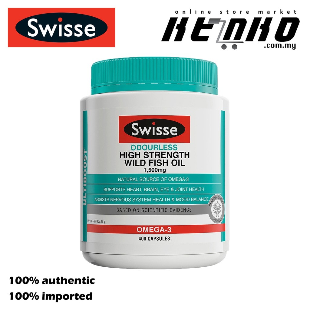 swisse odourless wild fish oil 1000mg