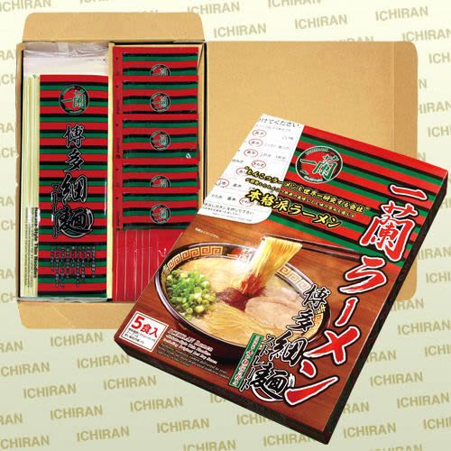 ichiran hakata style thin instant noodles 5 packs