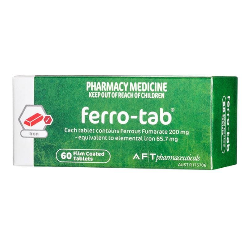 Ferro Tab 200mg Tablets 60 Tablets