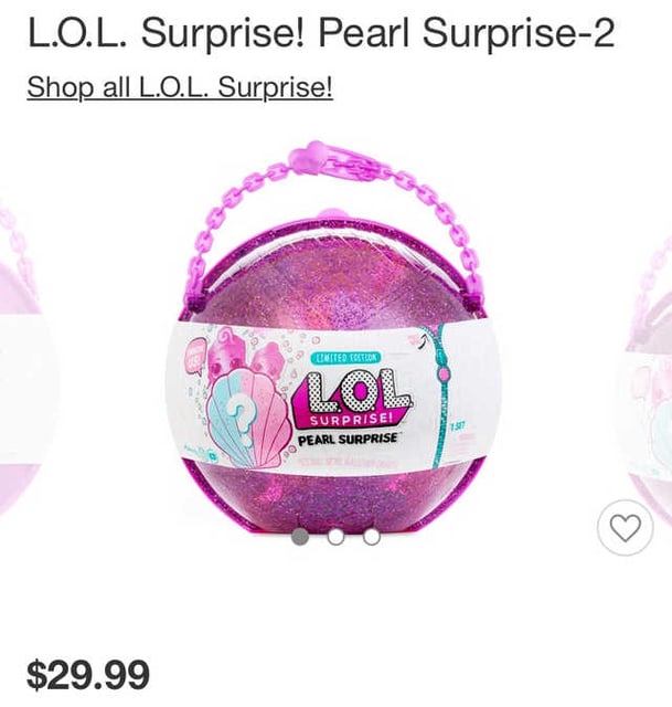 lol surprise pearl walmart