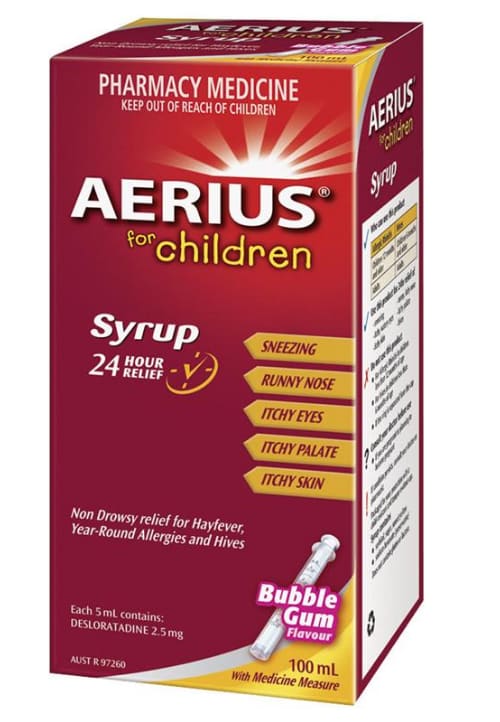 aerius for children syrup supplement 100ml