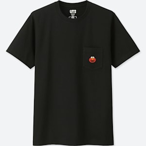 Uniqlo Kaws X Sesame Street Graphic T Shirt Black 3xl
