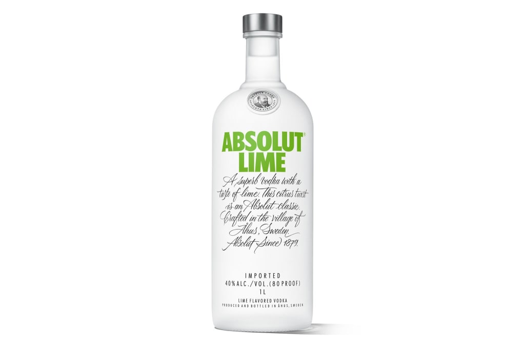 Absolut Lime Vodka Singapore Duty Free 1l