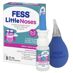Fess Little Noses Saline Aspirator Nose Spray 15ml