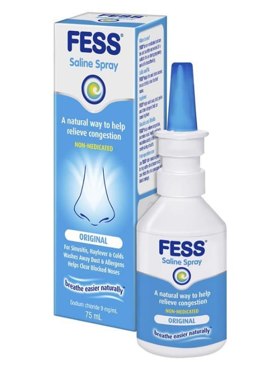 Fess Saline Nasal Spray, 75ml