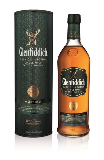 Glenfiddich Select Cask Whiskey 1000ml Glenfiddich also produces a glenfiddich 'cask collection' reserve cask and glenfiddich 'cask collection' vintage cask. glenfiddich select cask whiskey 1000ml