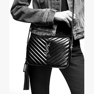 lou camera bag in smooth leather