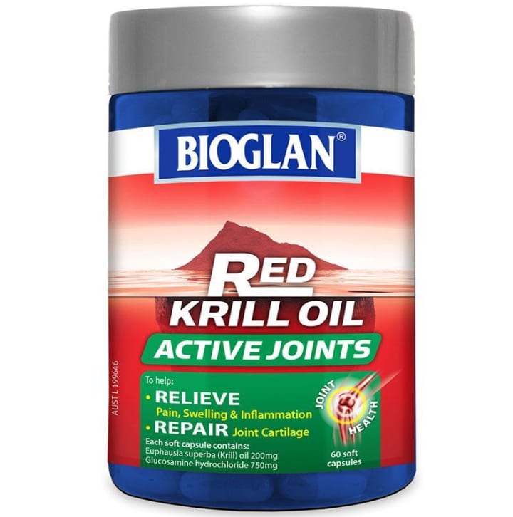 Bioglan Red Krill Active Joints Fish Oil 60 Soft Capsules