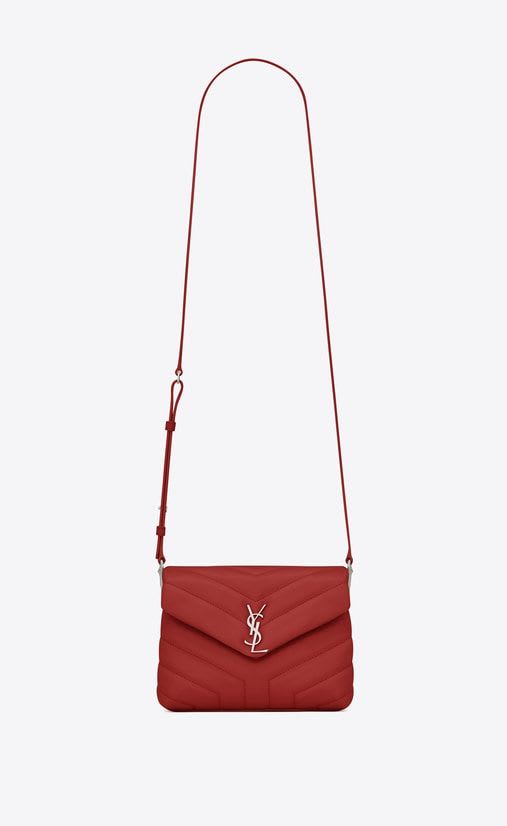 large loulou matelassé leather pouch