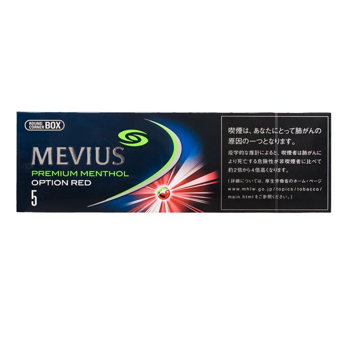 Mevius Premium Menthol Option Red 5 Cigarettes 1 Carton