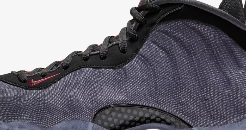 nike air foamposite one denim