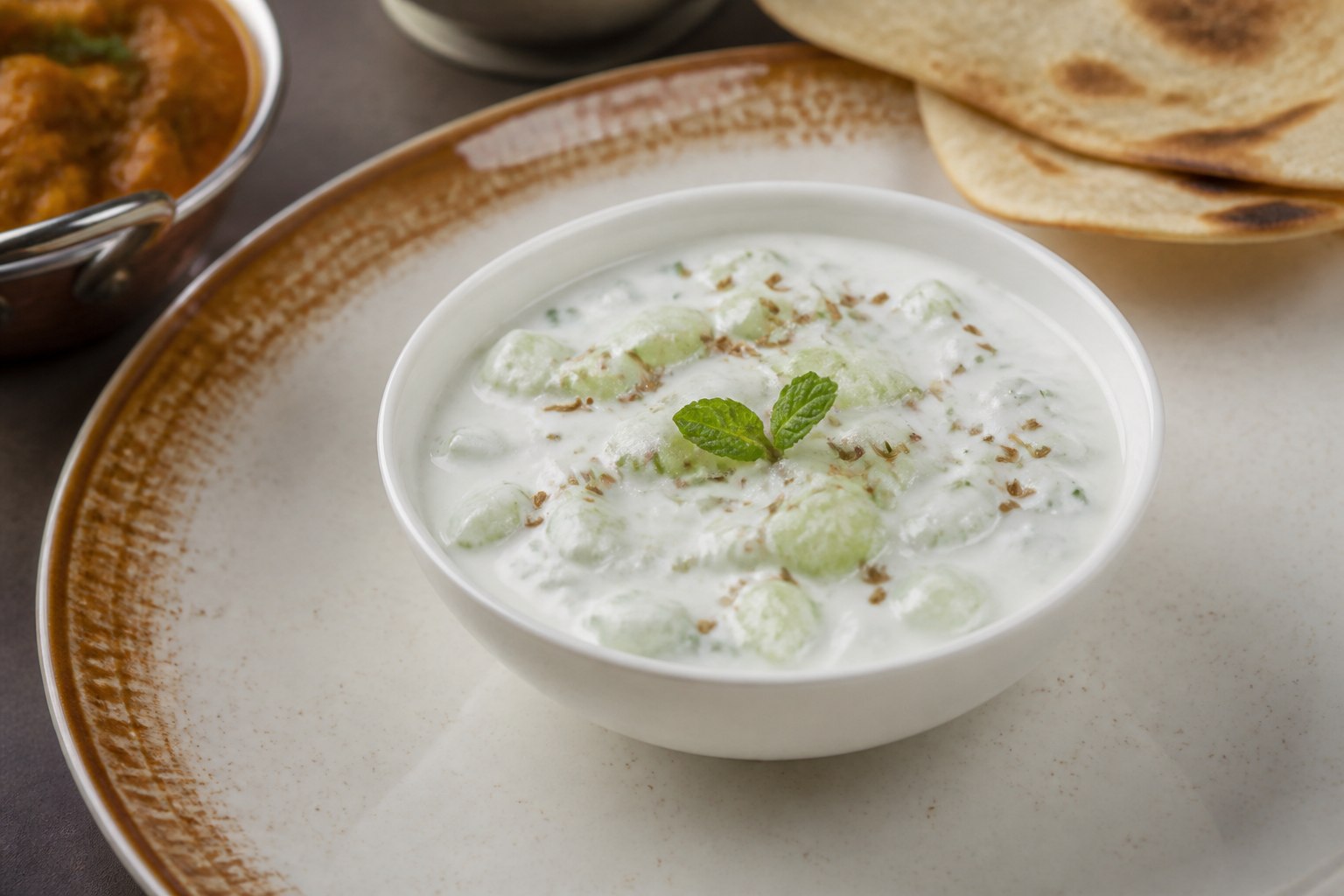 Cucumber raita