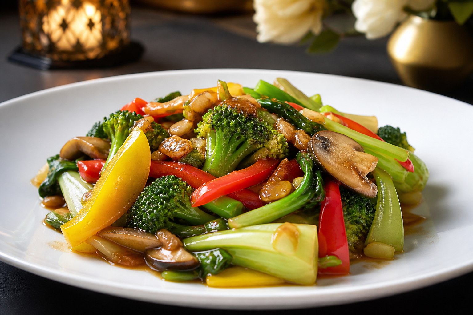 Spring veg stir fry