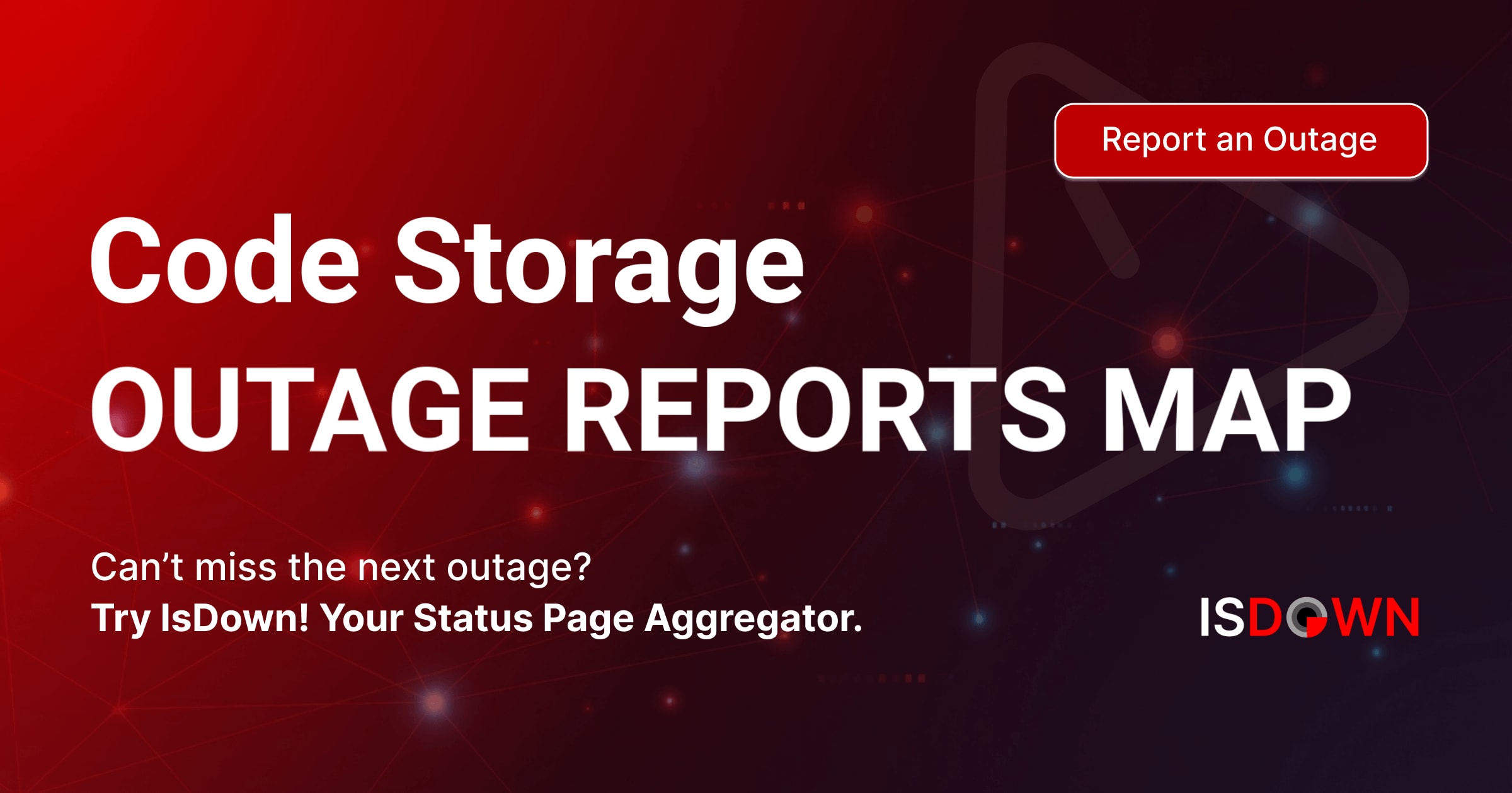 Coding Storing Map Grid Code Storage Outage Reports Map | IsDown