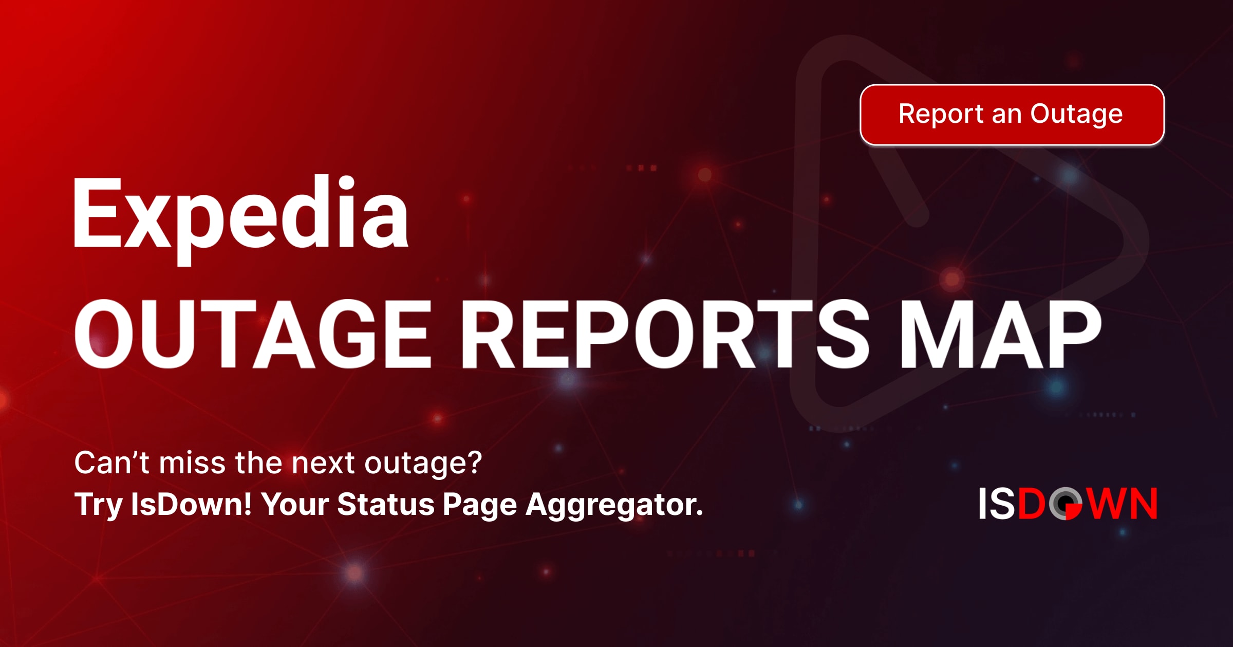 Expedia Outage Reports Map | IsDown