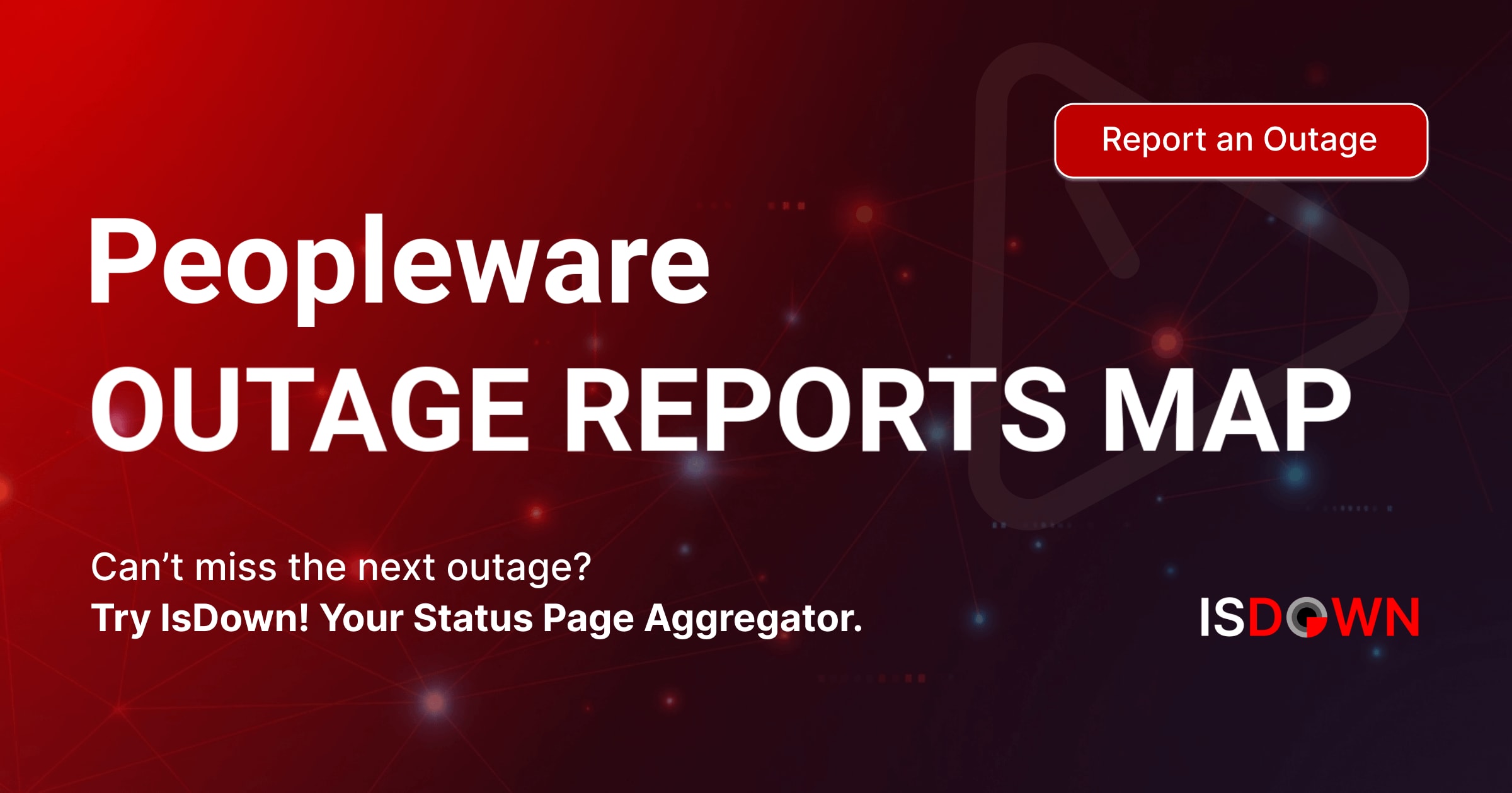 Peopleware Outage Reports Map | IsDown