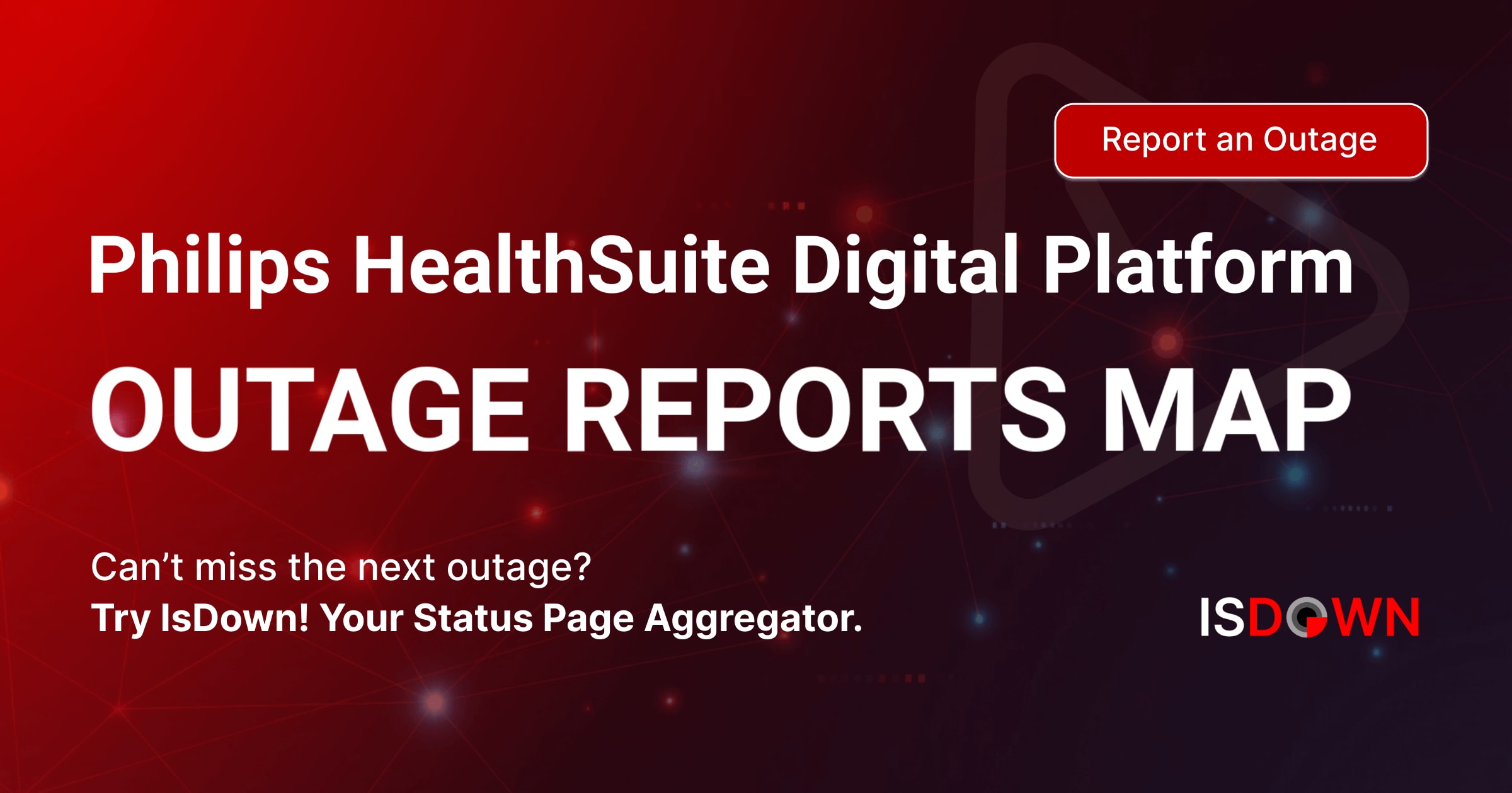 Philips HealthSuite Digital Platform Outage Reports Map | IsDown