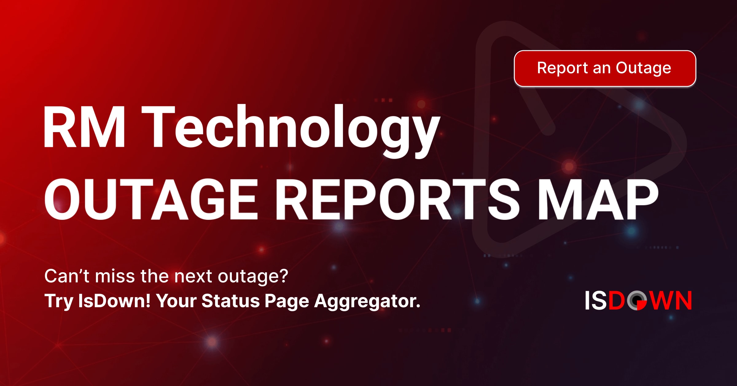 RM Technology Outage Reports Map | IsDown