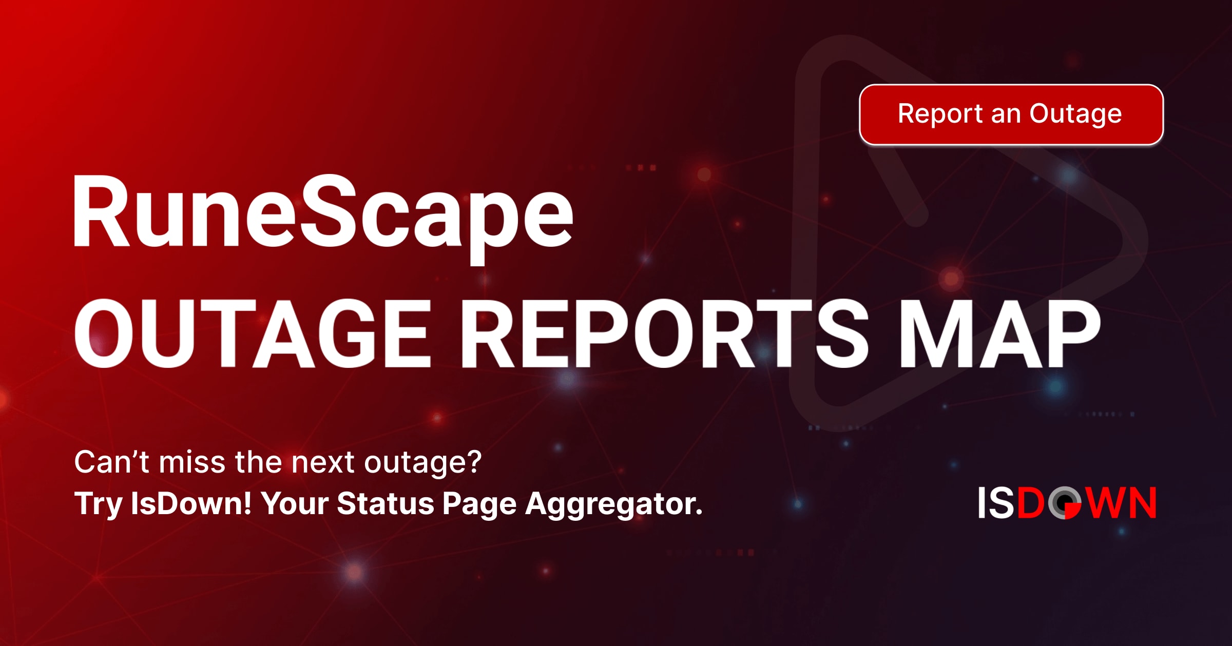 RuneScape Outage Reports Map | IsDown