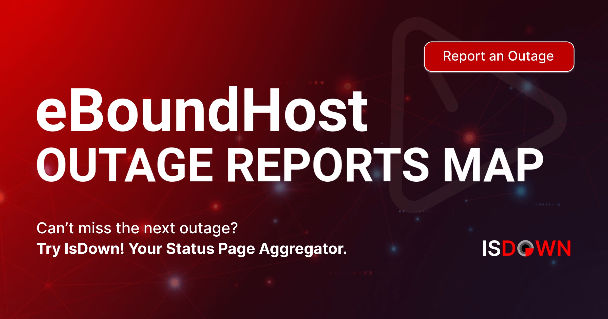 eBoundHost Outage Reports Map | IsDown