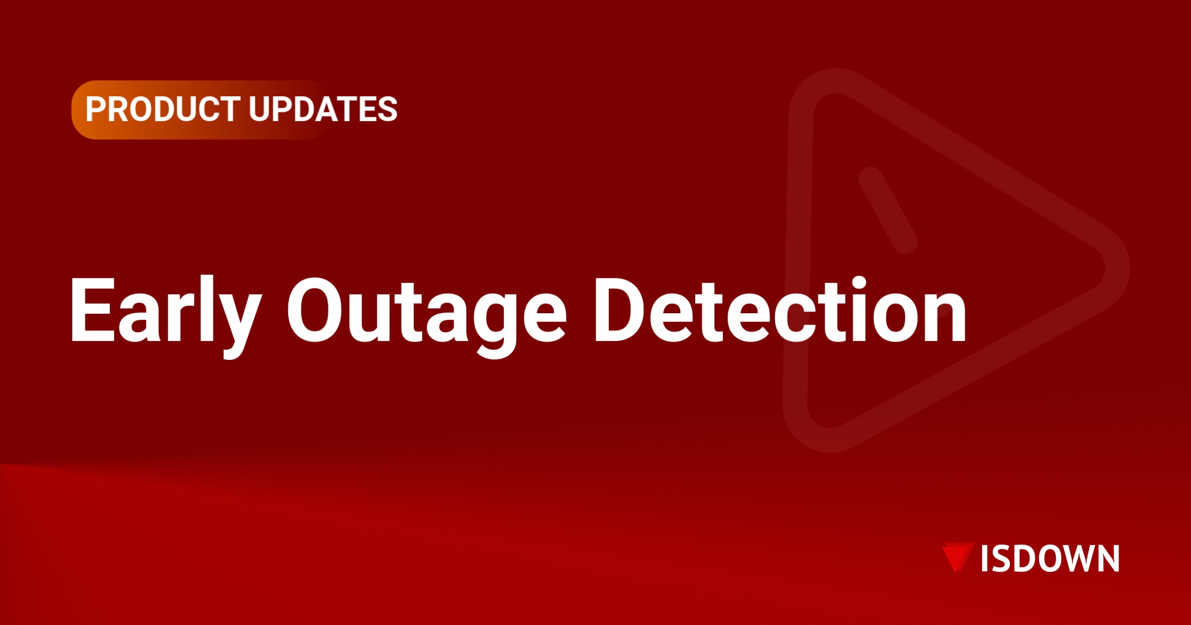 Early Outage Detection: Get Notified Before Outages Become Official Incidents
