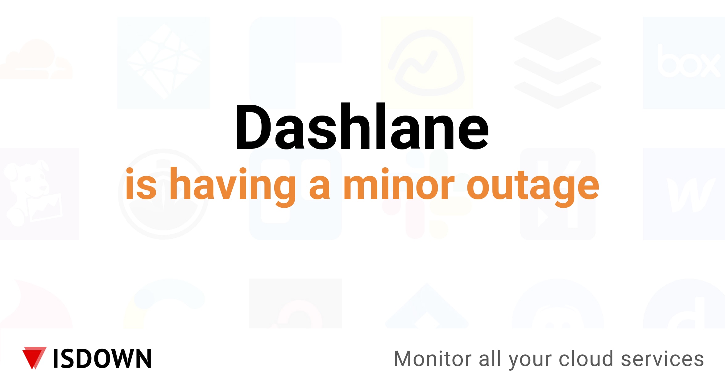 Is Dashlane down right now?