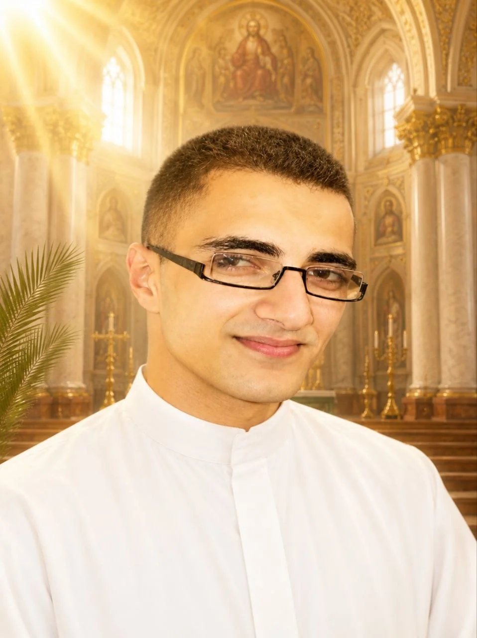 Portrait of Deacon Sulaiman Sulaiman Sulaiman al-Wardani