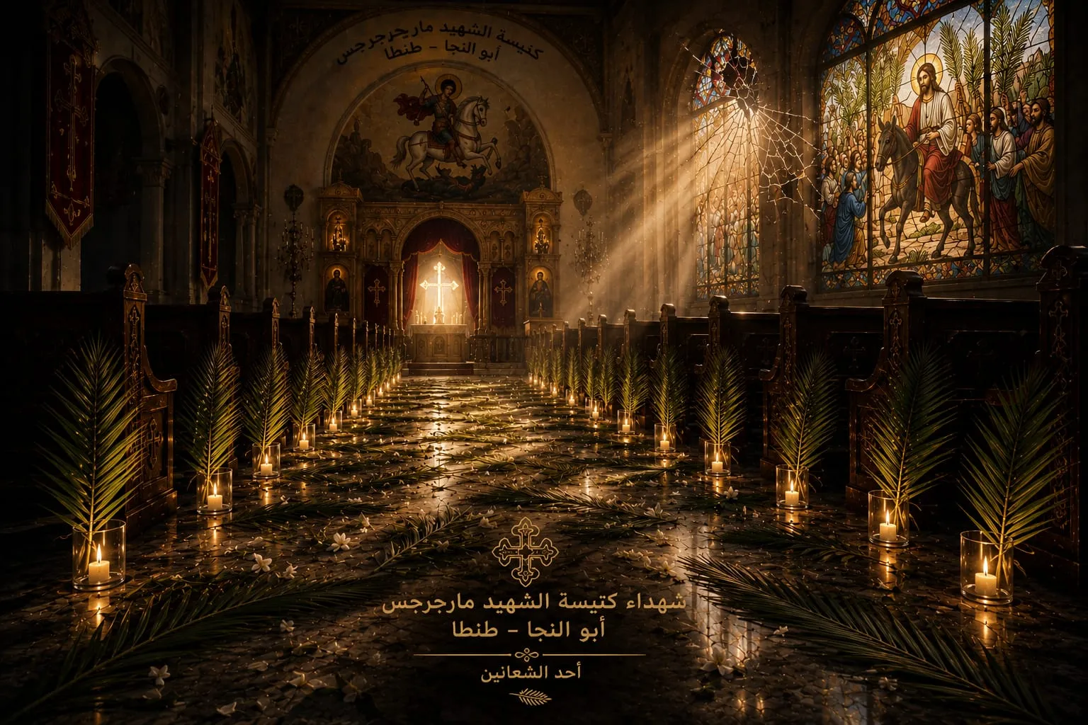شهداء كنيسة مارجرجس أبو النجا - طنطا (أحد الشعانين)