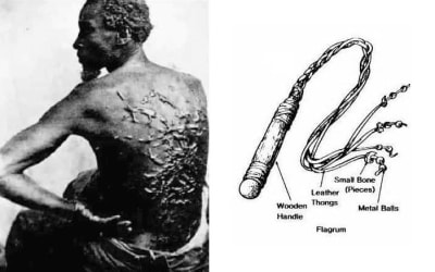 scourged man and whip image