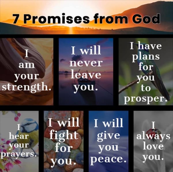 7 promises of God image