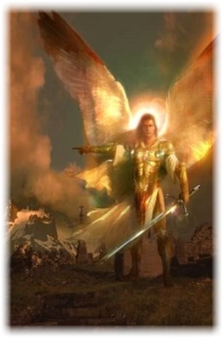 angel image supplied by author