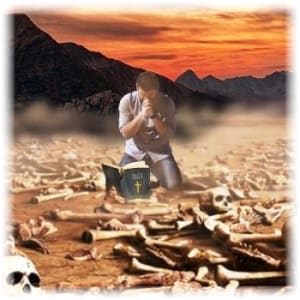 Dry Bones image - author unkknown