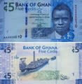 5 cedi notes