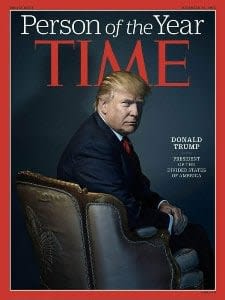Cover of Time magazine showing Trump