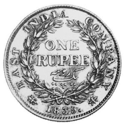 India 1 rupee coin