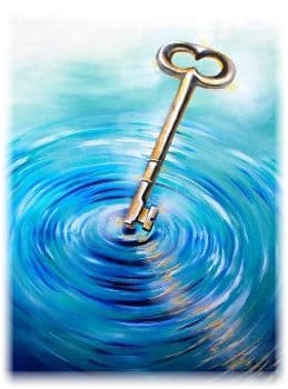 image of key and water supplied by author